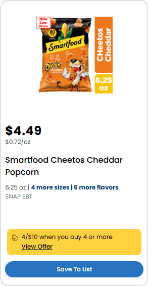 smartfood kroger price image 2