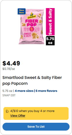 smartfood kroger price image 2