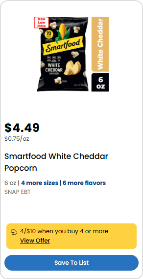 smartfood kroger price image 2