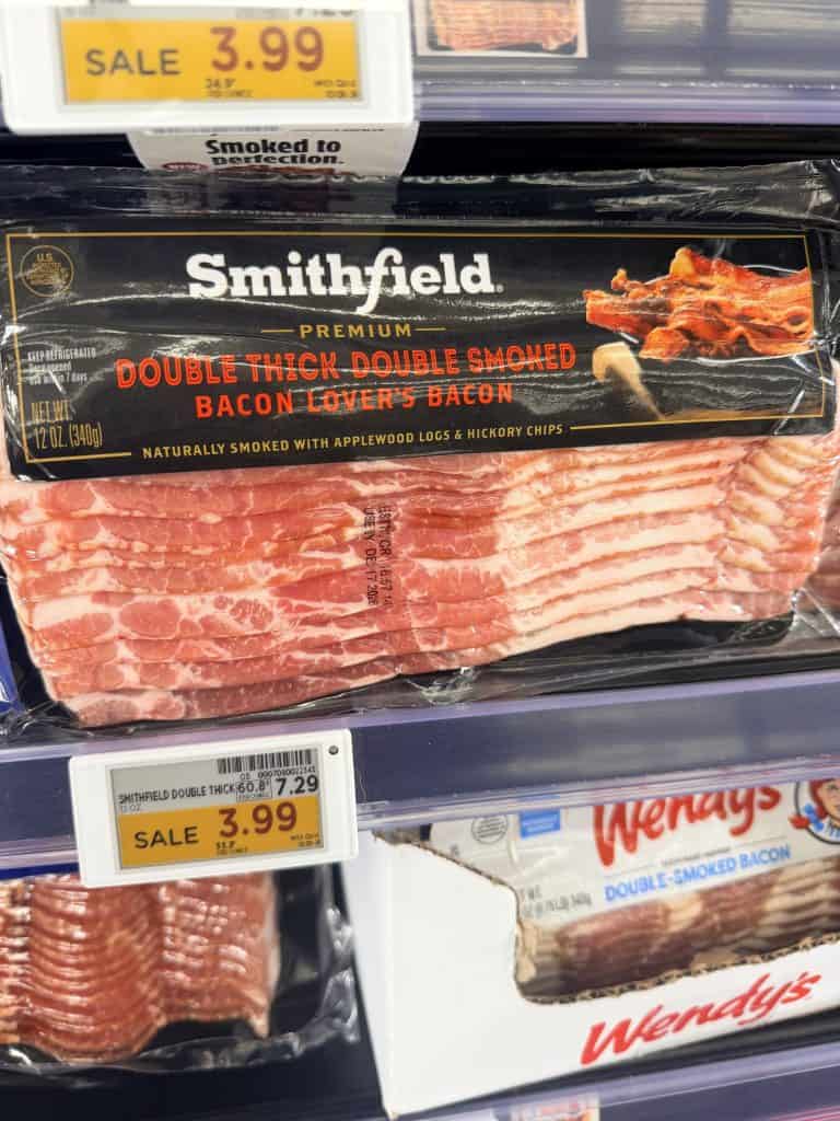 smithfield bacon kroger shelf image (4)