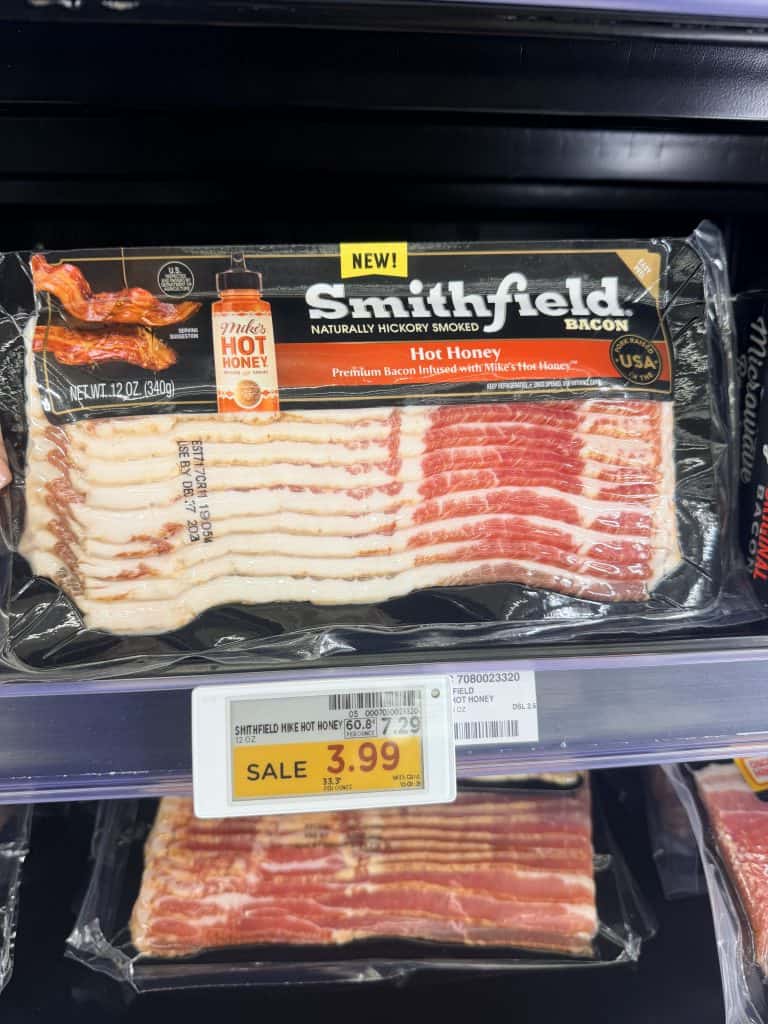 smithfield bacon kroger shelf image (4)