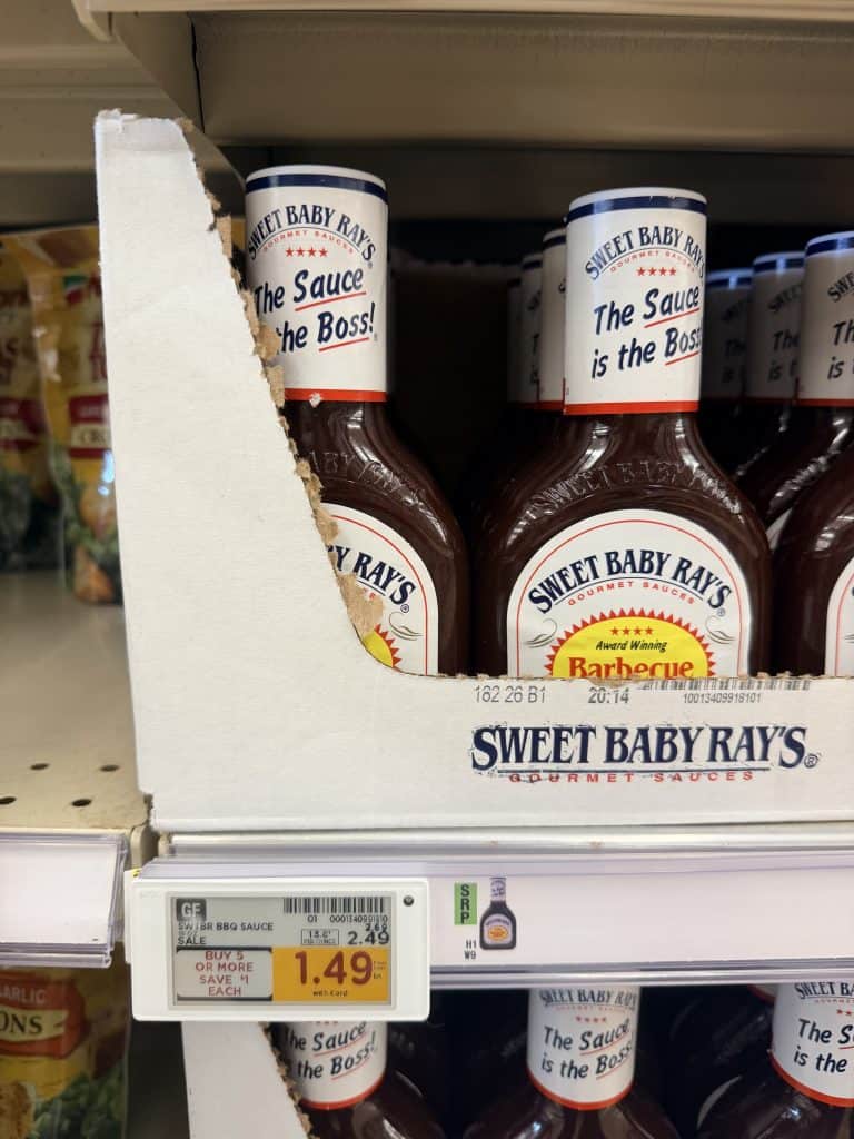 sweet baby rays kroger shelf image (2)