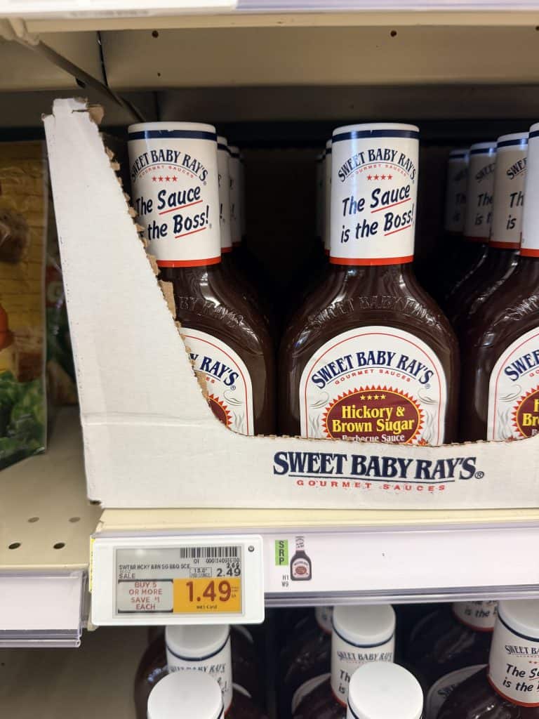 sweet baby rays kroger shelf image (2)