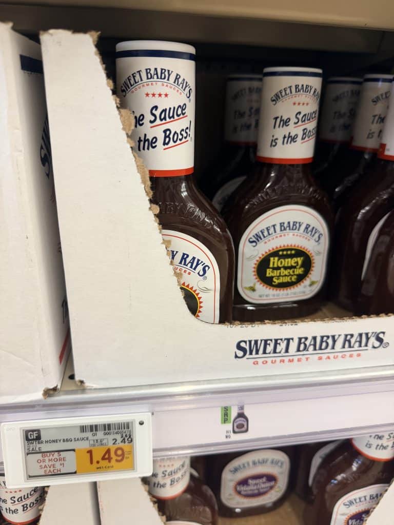 sweet baby rays kroger shelf image (2)