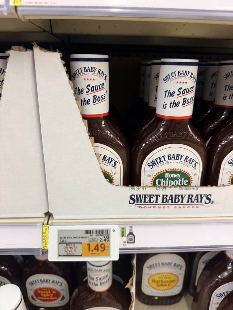 sweet baby rays kroger shelf image (2)