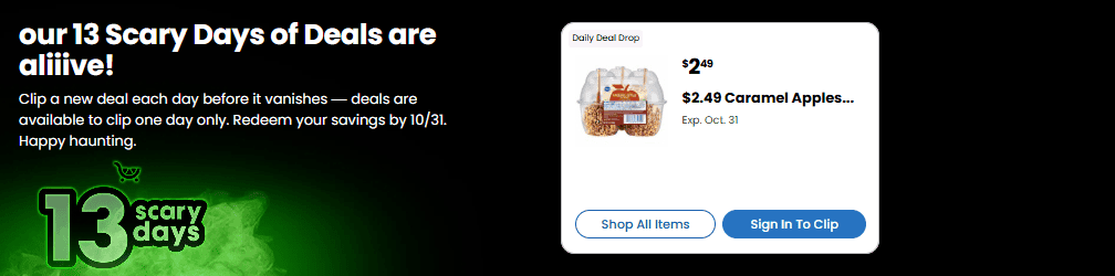 13 scary days of deals kroger coupon