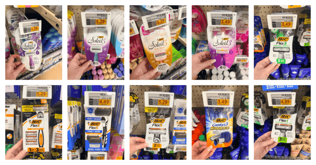 BIC Disposable Razors Kroger Shelf image