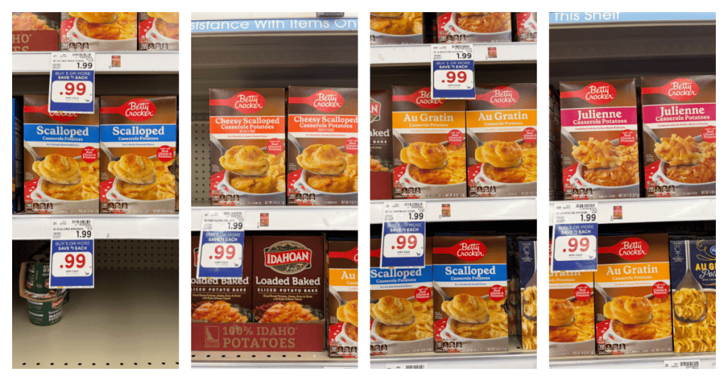 Betty Crocker potatoes kroger shelf image