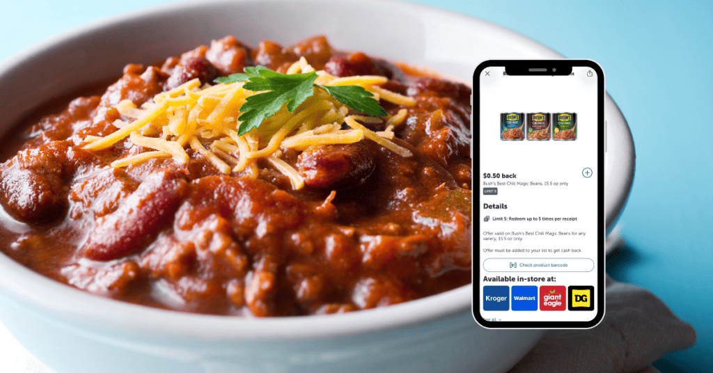 Bush's Chili Magic Ibotta rebate kroger