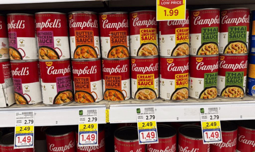 Campbell's Condensed Sauces Kroger Shelf image