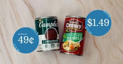 Campbell's Protein and Chunky Soups Kroger Krazy