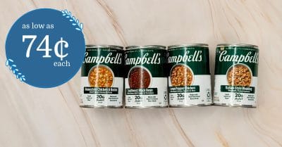Campbell's Protein soups kroger krazy