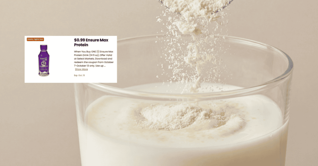 Ensure Max Protein Kroger Digital Coupon