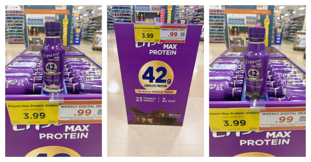 Ensure Max Protein Kroger shelf image