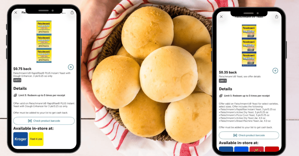 Fleischmann's Yeast Ibotta Rebates kroger