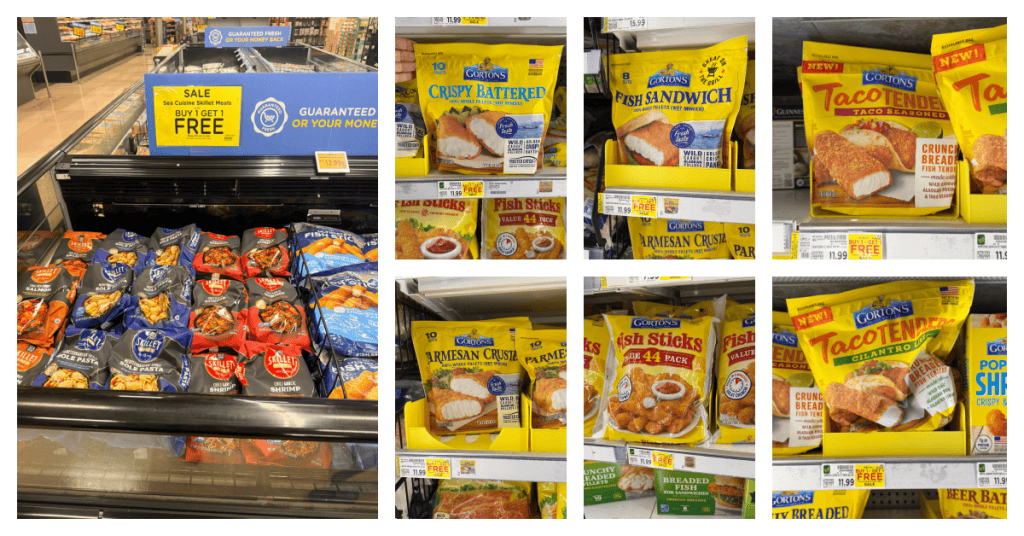 Frozen Seafood Kroger Shelf Image