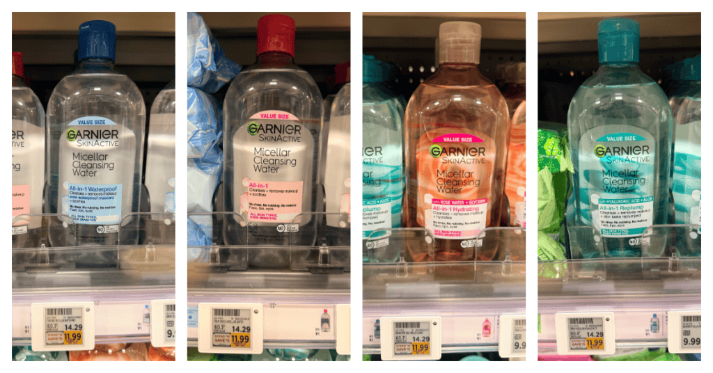 Garnier Micellar Water Kroger Shelf Image