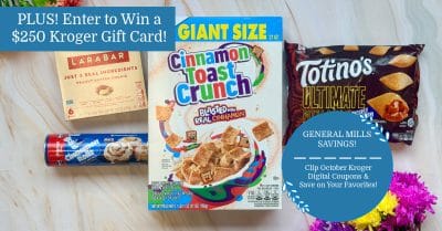 General Mills October Kroger Digital Coupons Kroger Krazy
