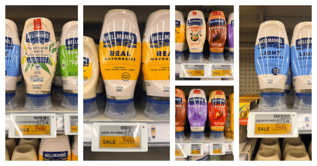 Hellmann's Mayo Kroger shelf image