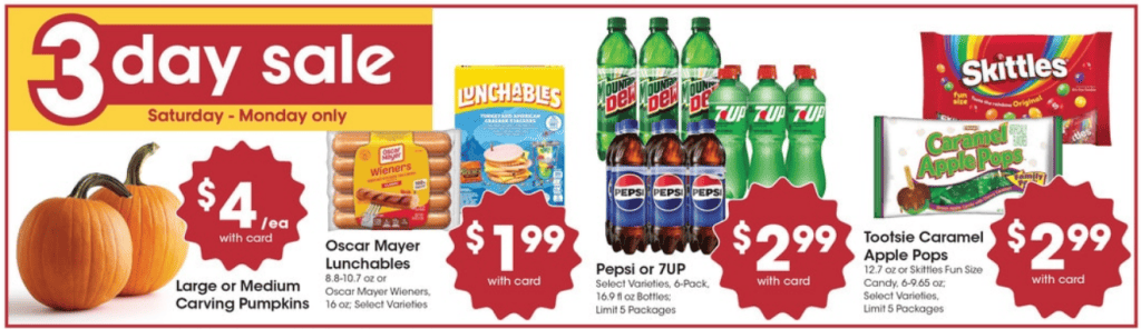 Kroger 3 day sale