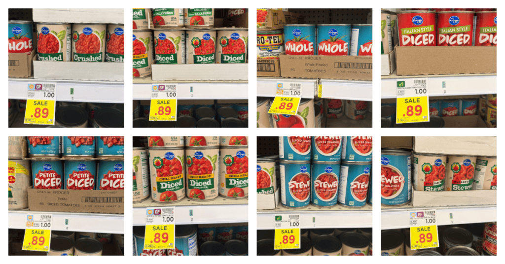 Kroger Tomatoes Shelf Image