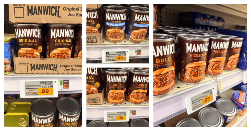 Manwich Kroger Shelf Image