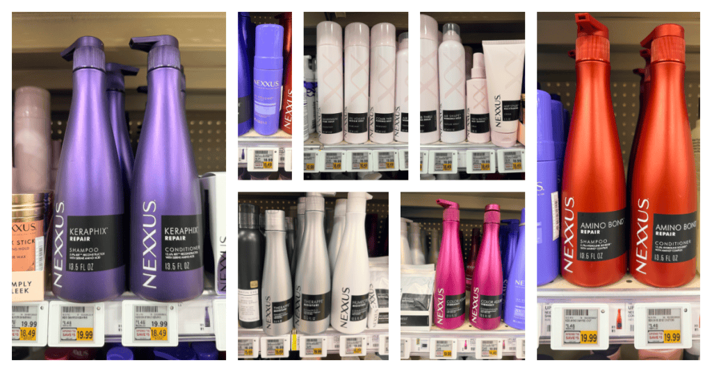Nexxus hair care kroger shelf image