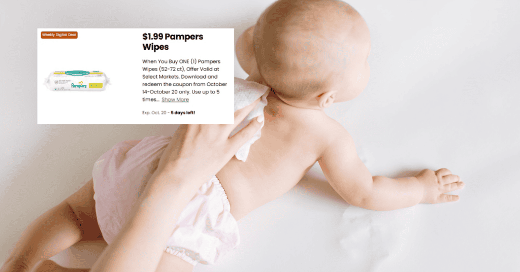 Pampers Wipes Kroger Digital Coupon