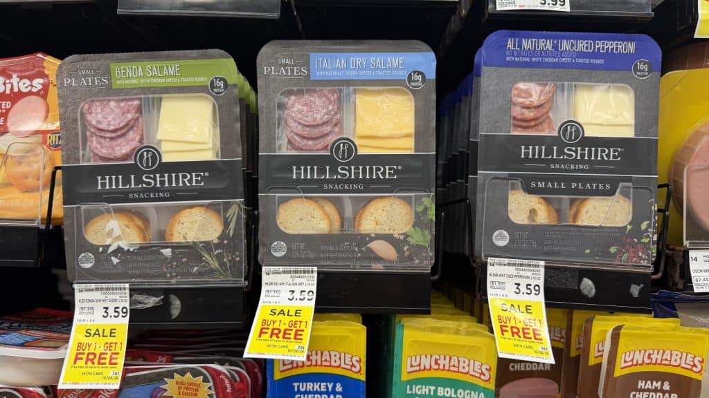 hillshire farm small plates kroger shelf image