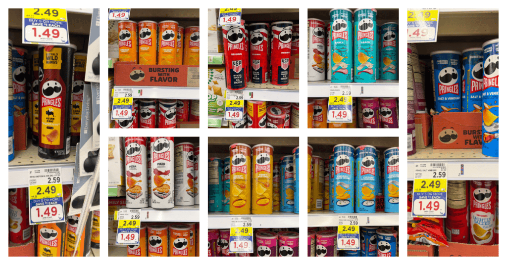 Pringles Kroger Shelf Image