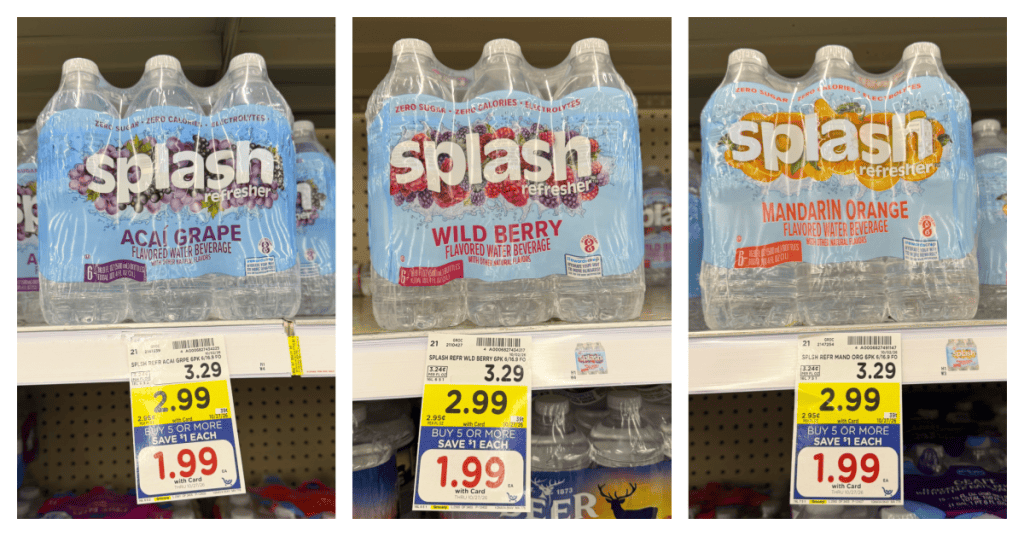 Splash Refreshers Kroger Shelf Image