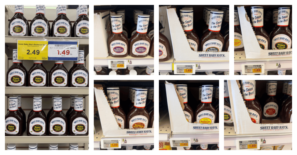 Sweet Baby Ray's Kroger shelf image