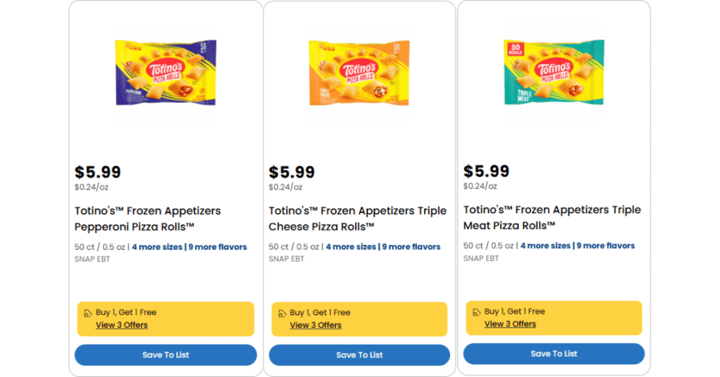totino's price image
