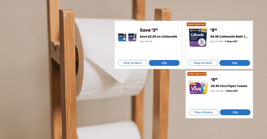 viva and cottonelle