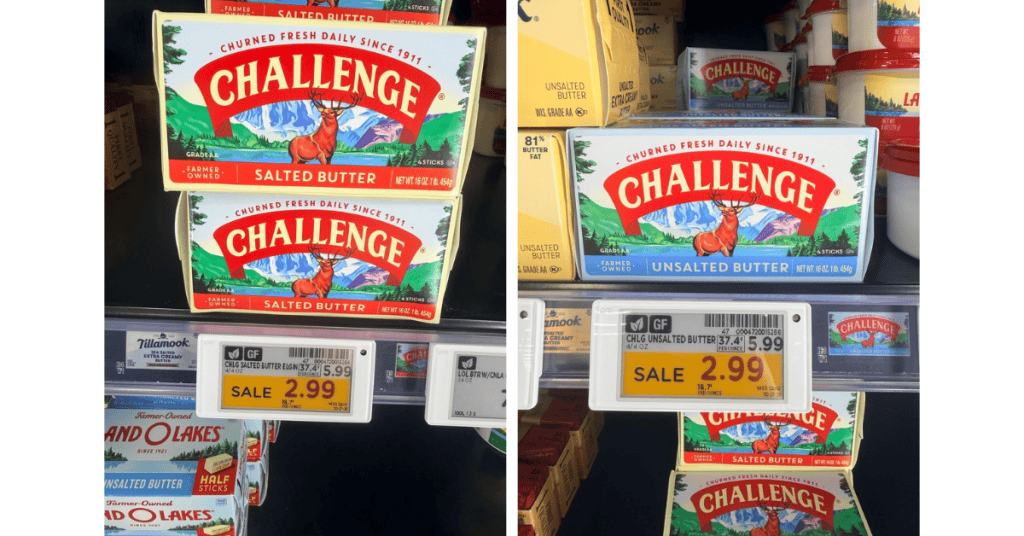 challenge butter kroger shelf image