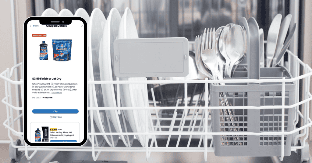finish dishwasher tabs and rinse aid