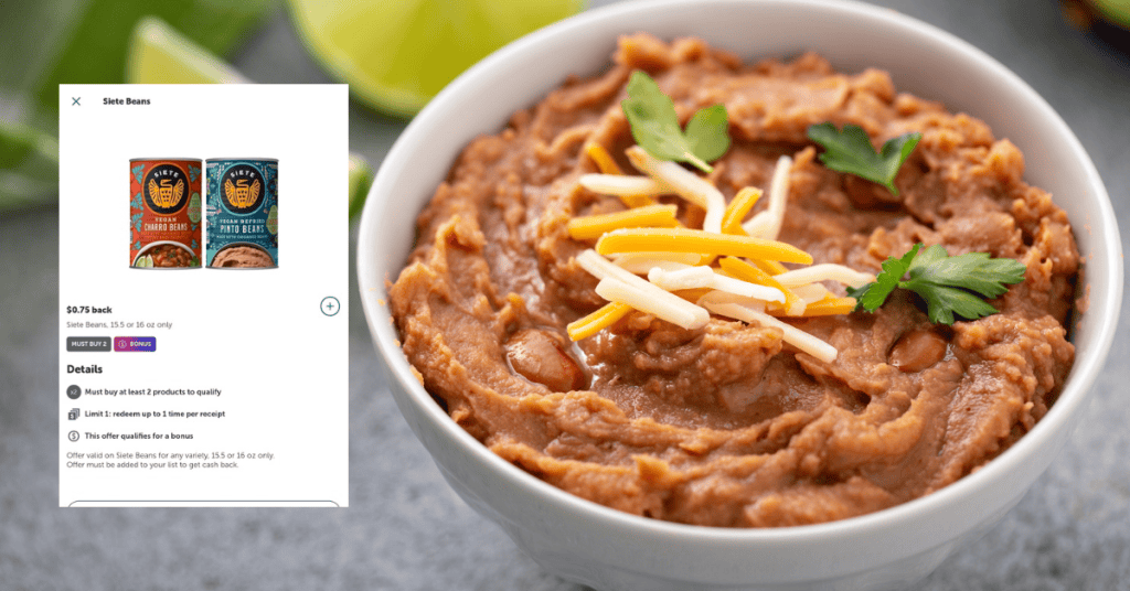 siete refried beans