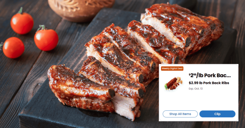 kroger pork back ribs