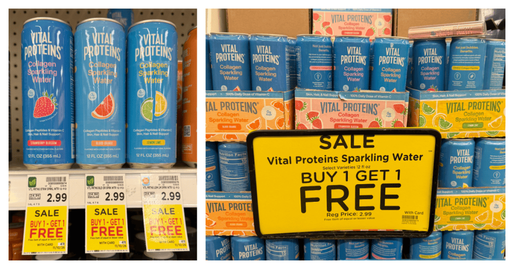 Vital Proteins Collagen Sparkling Water Kroger Shelf Image