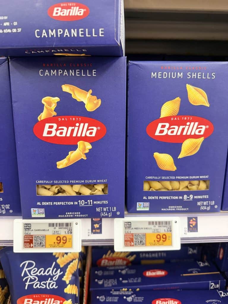 barilla pasta kroger shelf image (1)