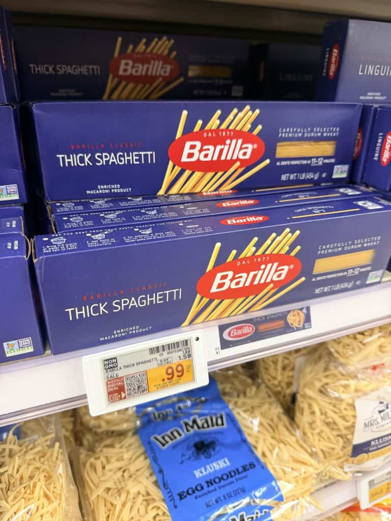 barilla pasta kroger shelf image (1)