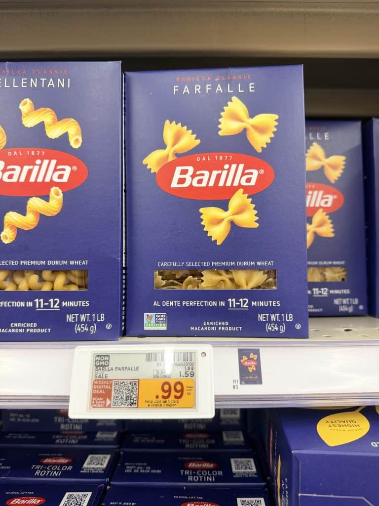 barilla pasta kroger shelf image (1)