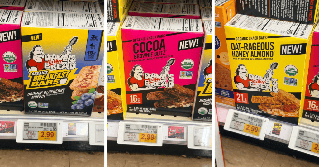 daves killer bread bars kroger shelf image
