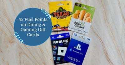 dining and gaming gift cards kroger krazy