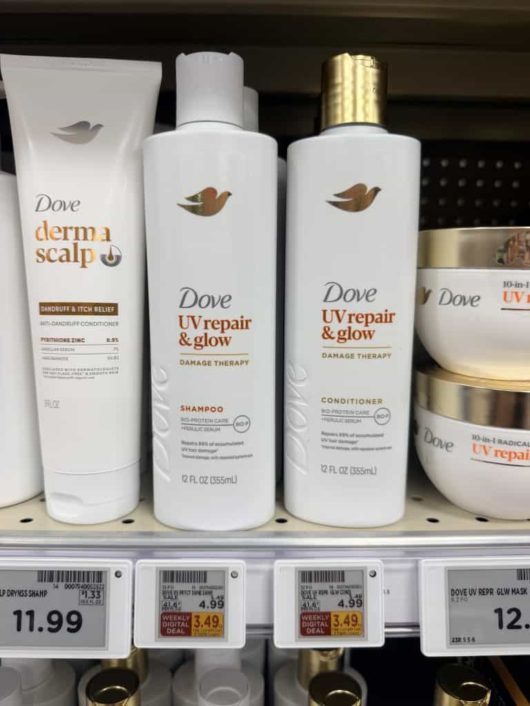 dove shampoo kroger shelf image (5)