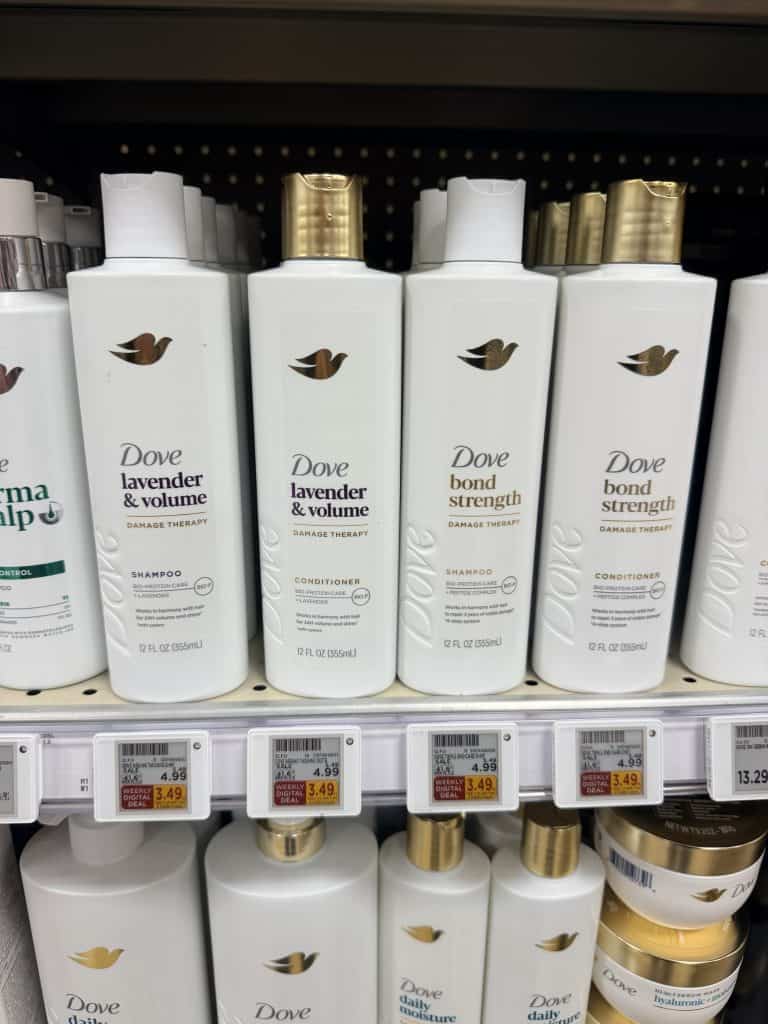 dove shampoo kroger shelf image (5)