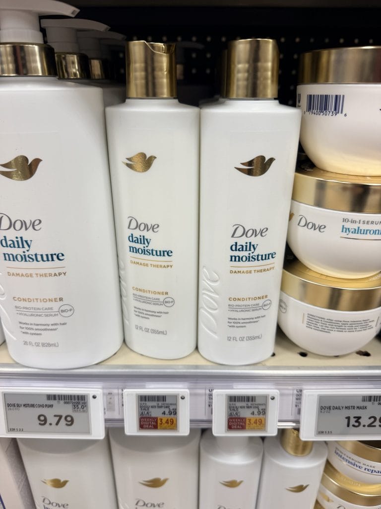 dove shampoo kroger shelf image (5)