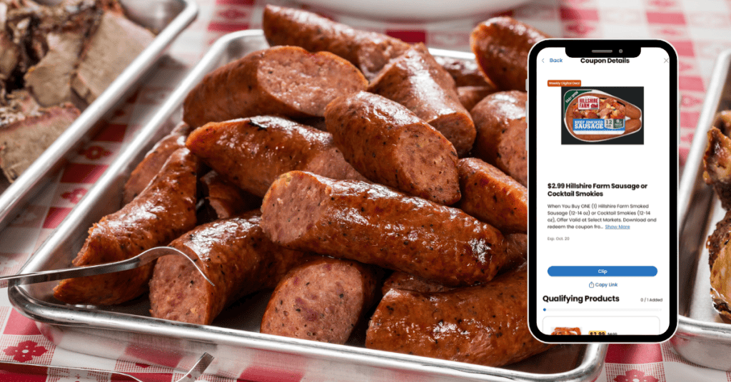 hillshire smoked sausage