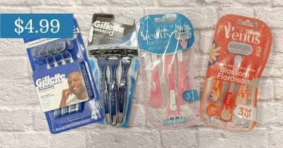 gillette and venus disposable razors kroger krazy