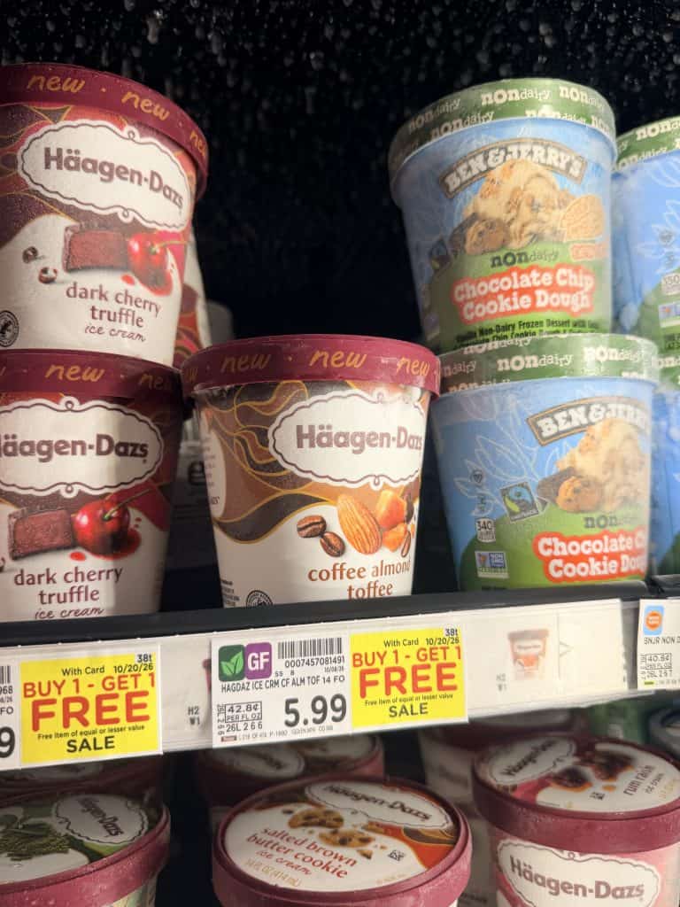 haagen dazs ice cream kroger shelf image (2)